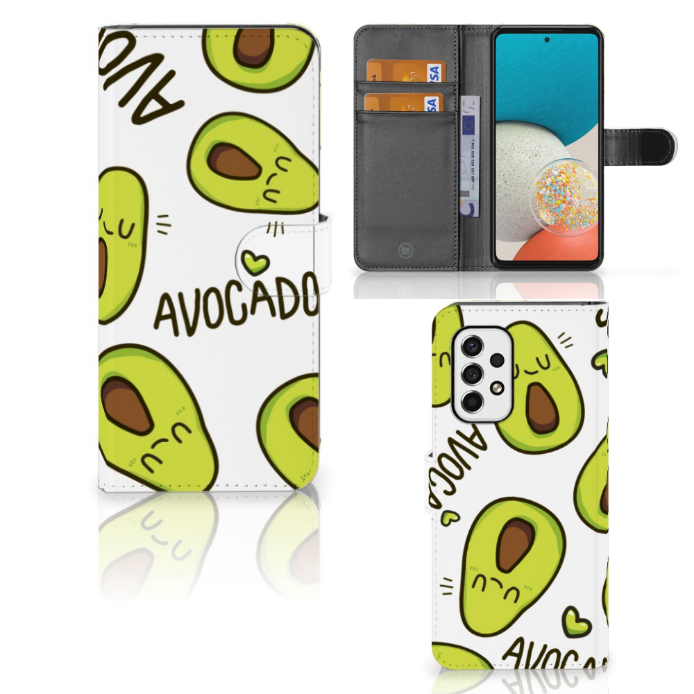 Samsung Galaxy A53 Leuk Hoesje Avocado Singing