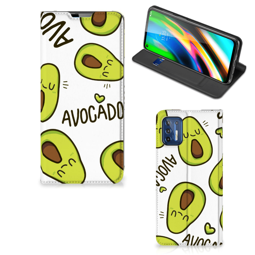 Motorola Moto G9 Plus Magnet Case Avocado Singing