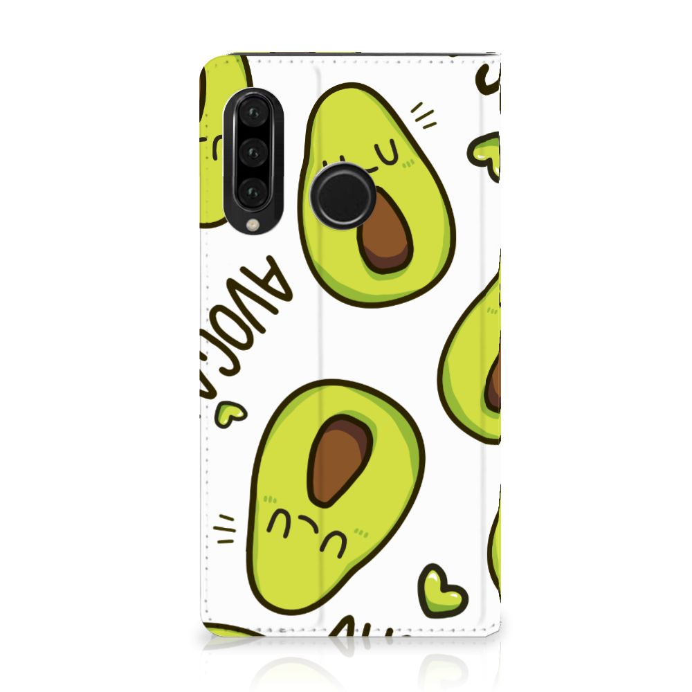 Huawei P30 Lite New Edition Magnet Case Avocado Singing