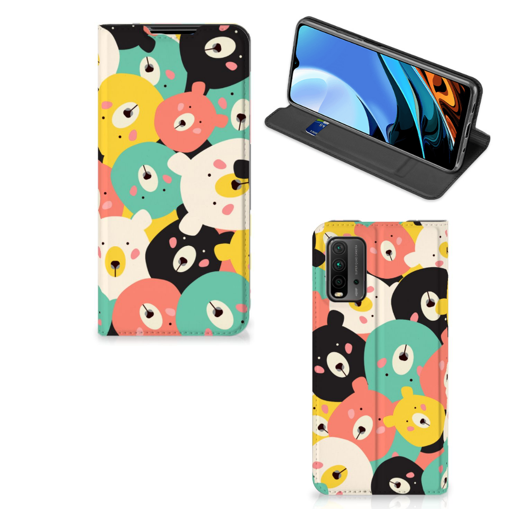 Xiaomi Poco M3 | Redmi 9T Magnet Case Bears