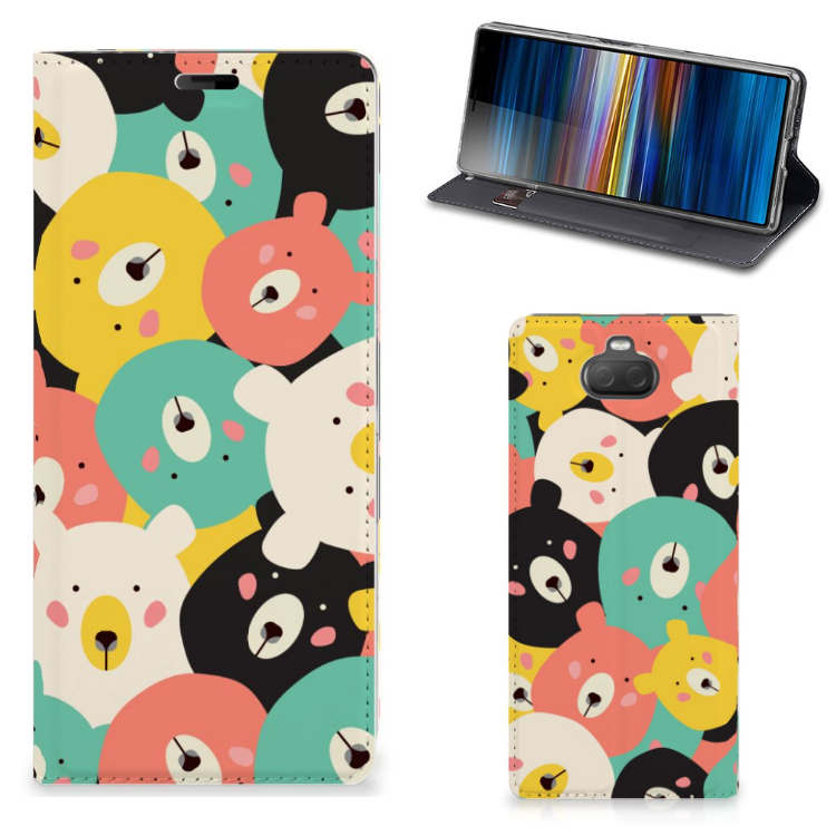 Sony Xperia 10 Plus Magnet Case Bears