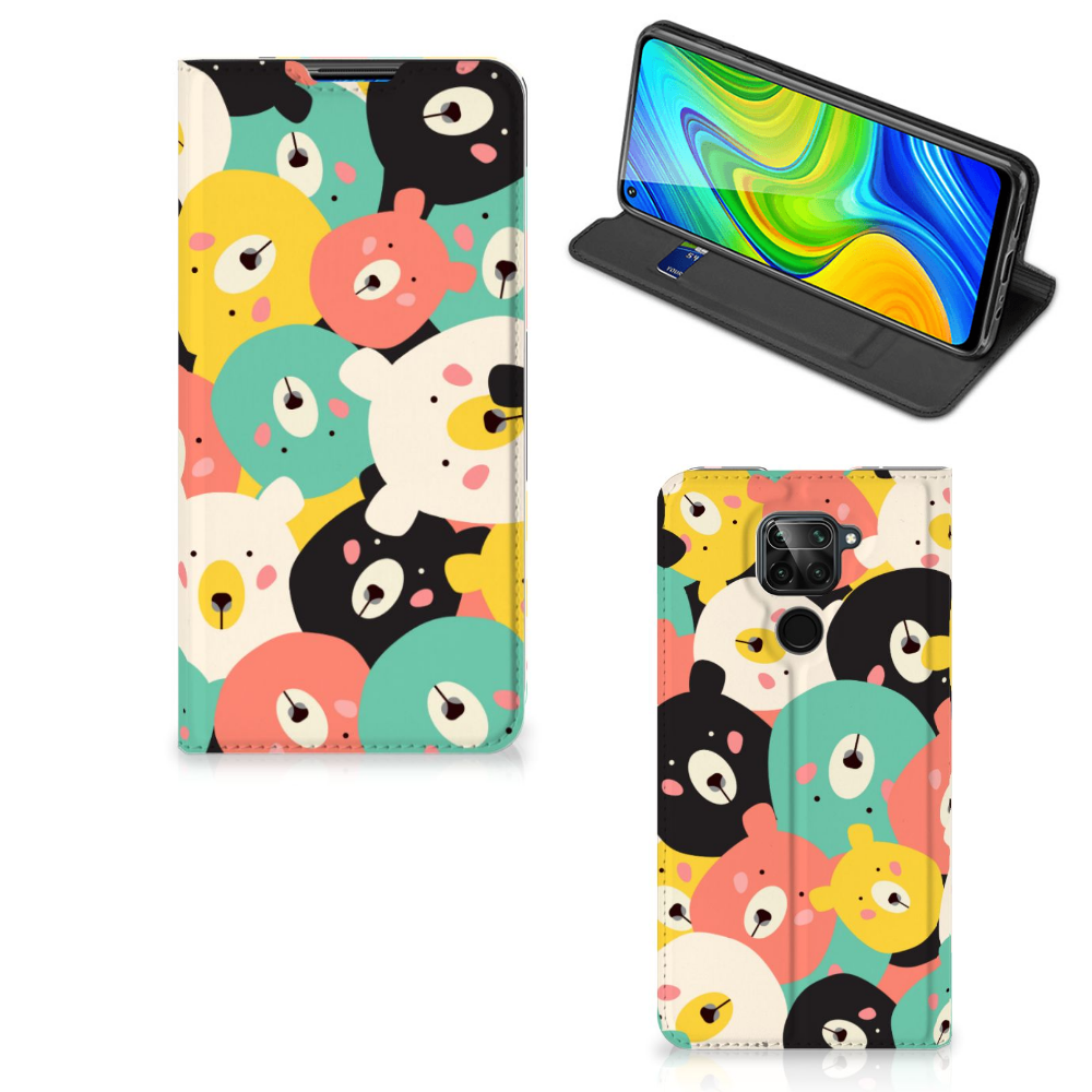 Xiaomi Redmi Note 9 Magnet Case Bears
