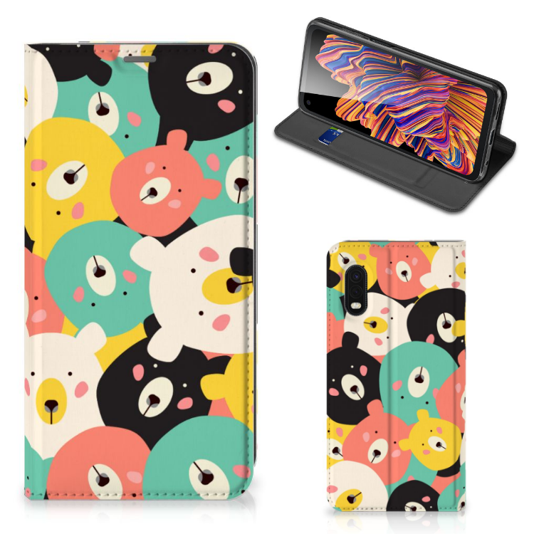 Samsung Xcover Pro Magnet Case Bears