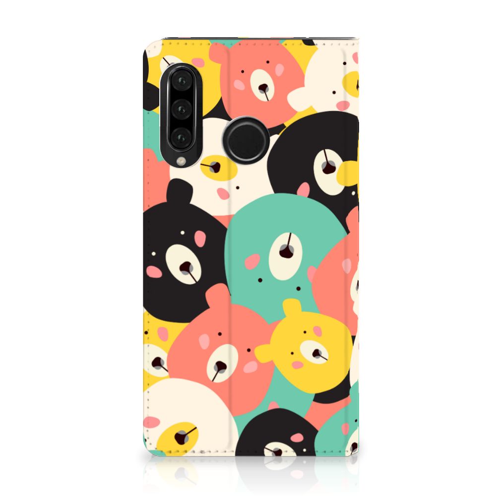 Huawei P30 Lite New Edition Magnet Case Bears