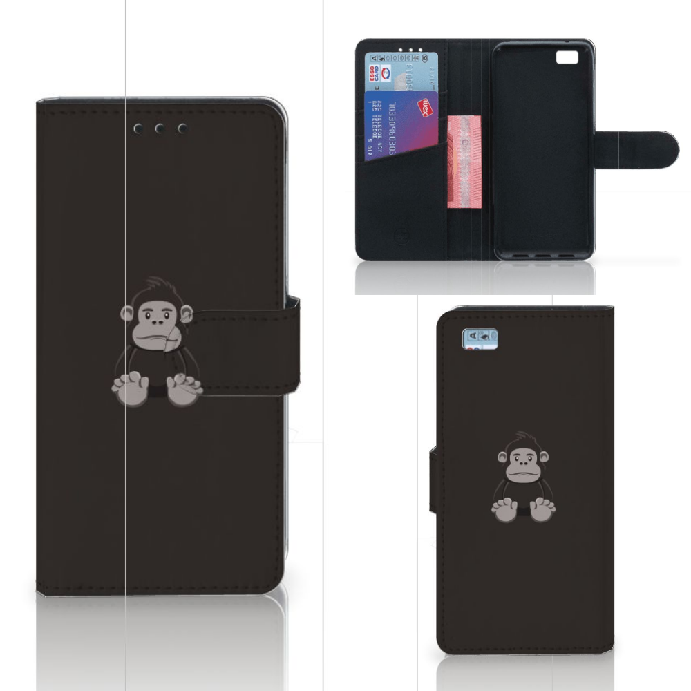 Huawei Ascend P8 Lite Uniek Boekhoesje Gorilla