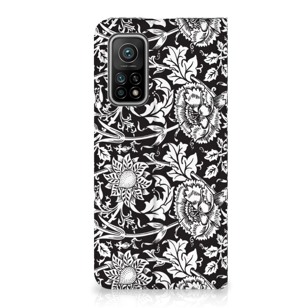 Xiaomi Mi 10T | 10T Pro Smart Cover Black Flowers