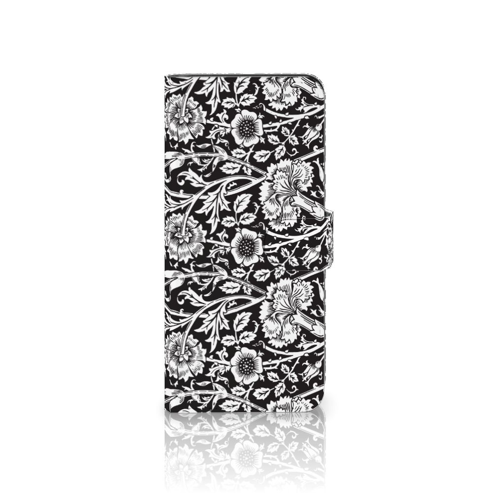 Samsung Galaxy A53 Hoesje Black Flowers