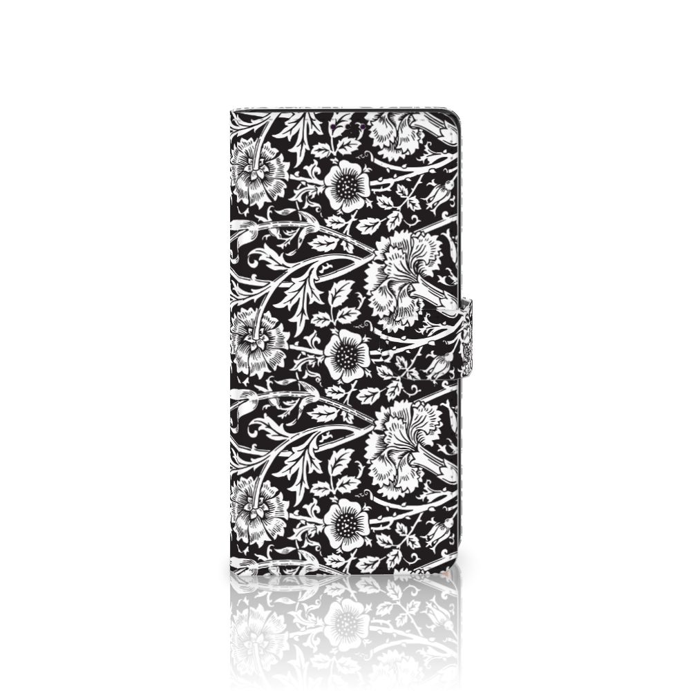 Samsung Galaxy Note20 Ultra Hoesje Black Flowers