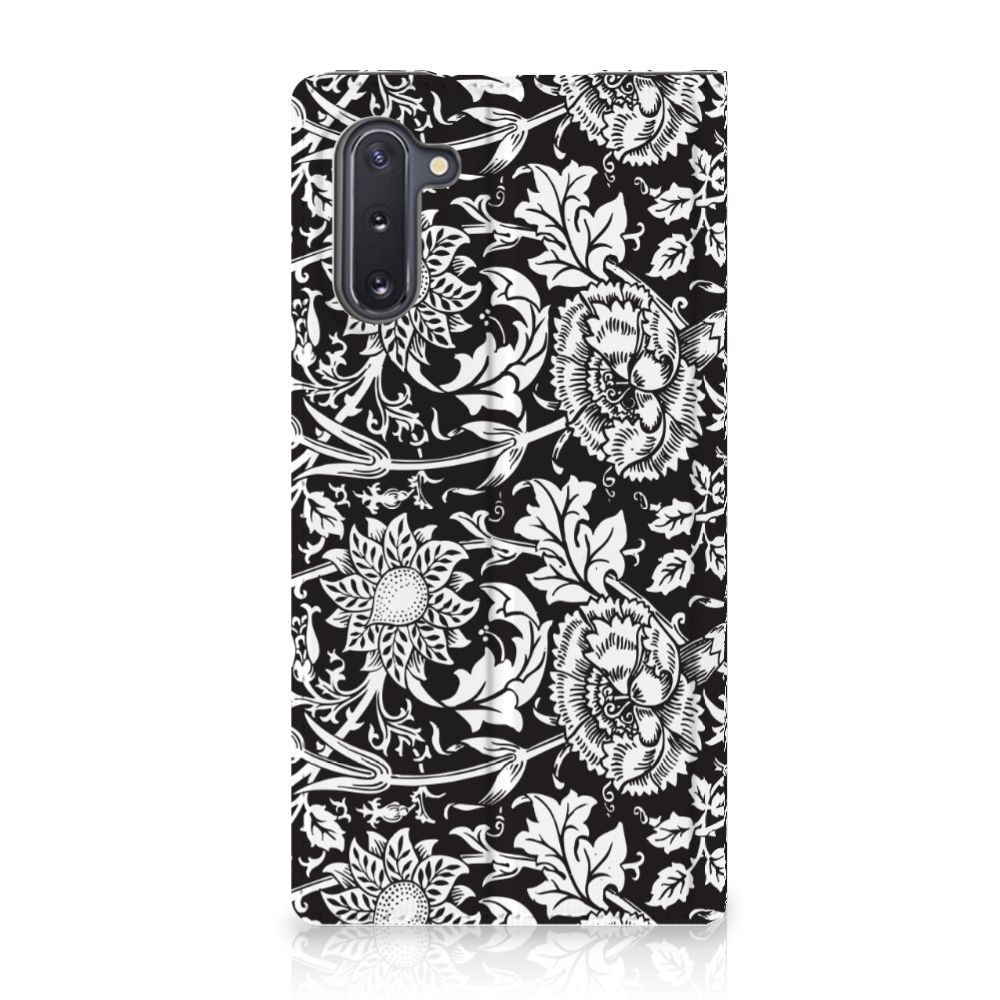Samsung Galaxy Note 10 Smart Cover Black Flowers