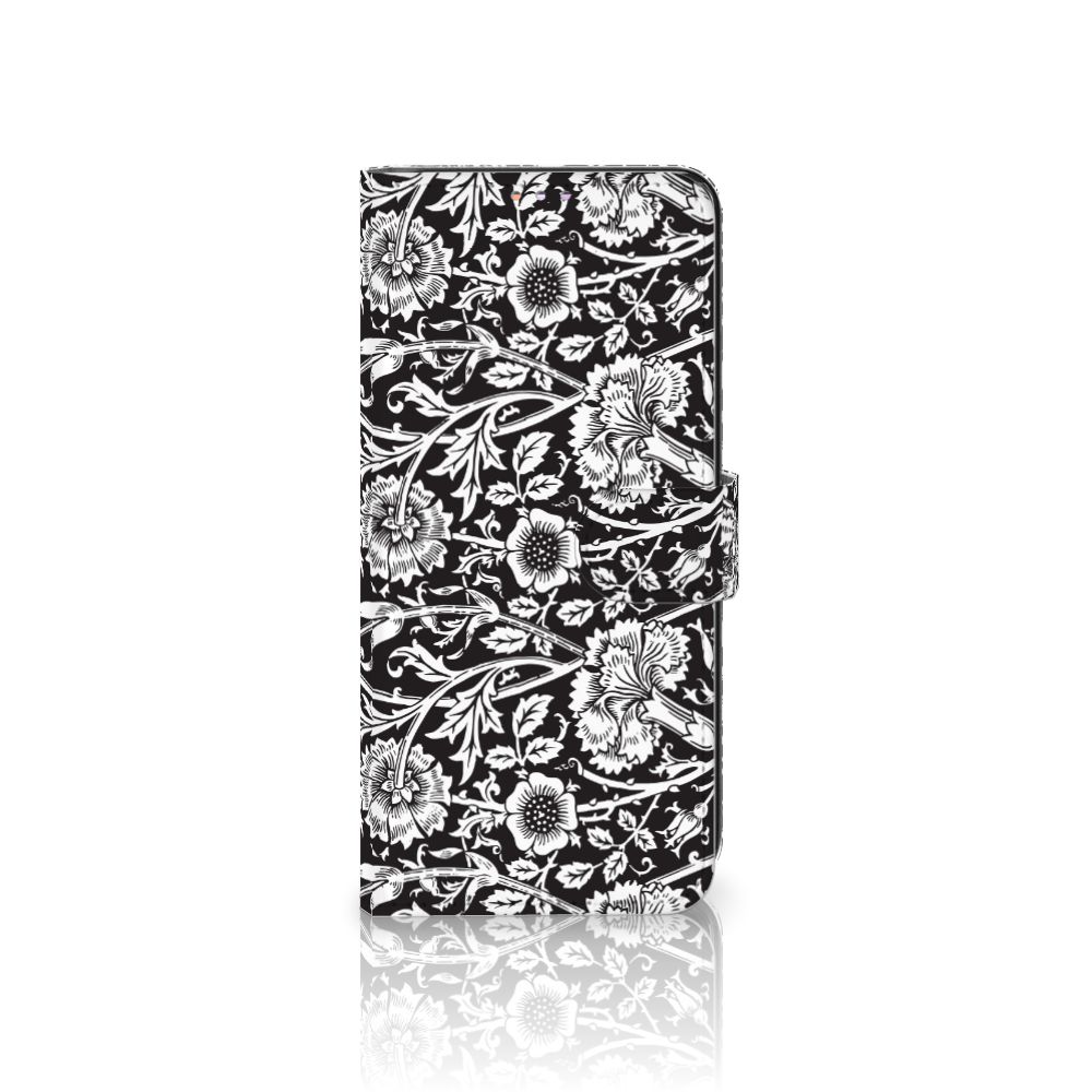 Samsung Galaxy M11 | A11 Hoesje Black Flowers