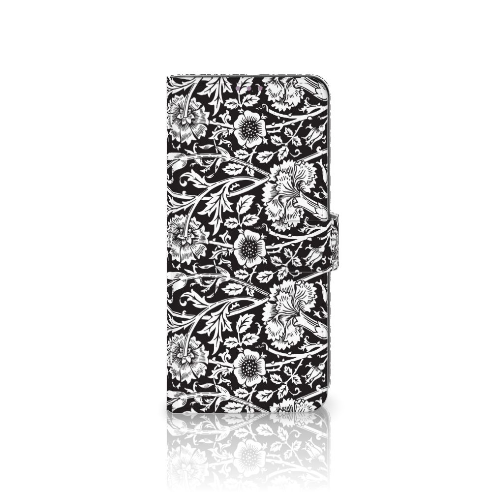 OnePlus 8T Hoesje Black Flowers