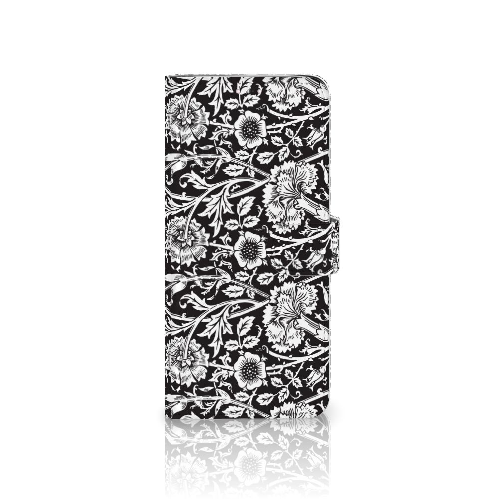 Samsung Note 10 Lite Hoesje Black Flowers