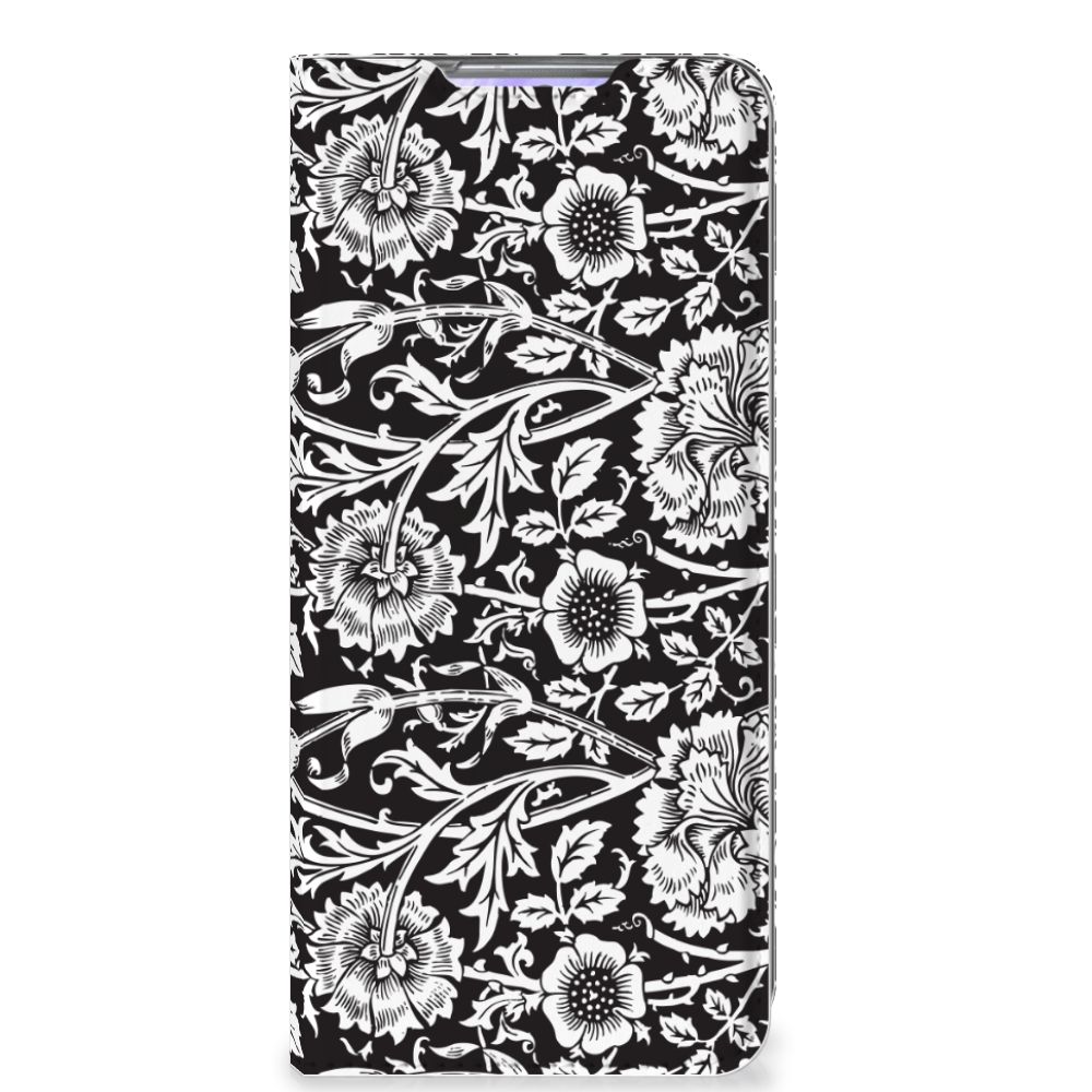 Samsung Galaxy S20 Plus Smart Cover Black Flowers