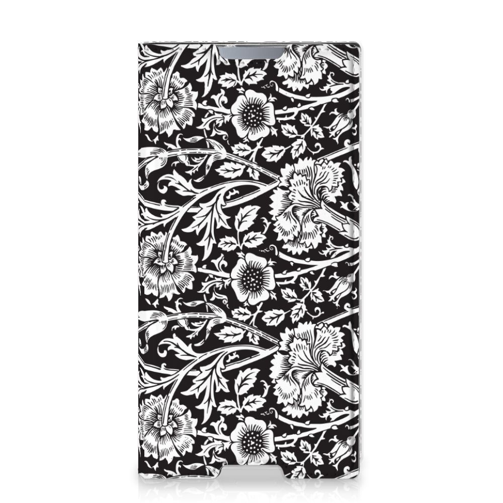 Sony Xperia L1 Smart Cover Black Flowers