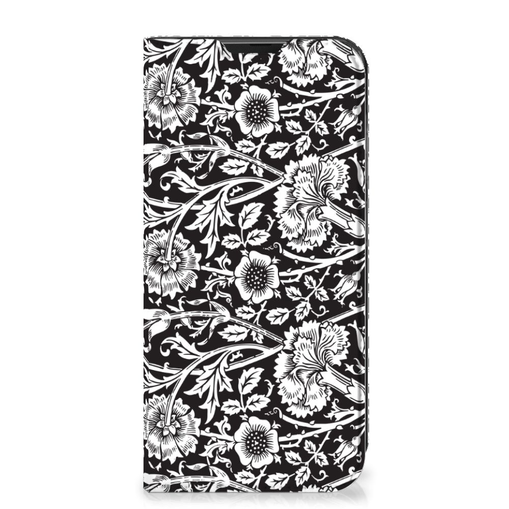 Samsung Galaxy Xcover 6 Pro Smart Cover Black Flowers