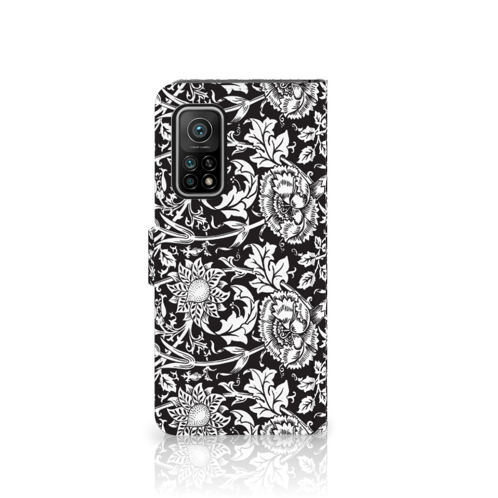 Xiaomi Mi 10T Pro | Mi 10T Hoesje Black Flowers