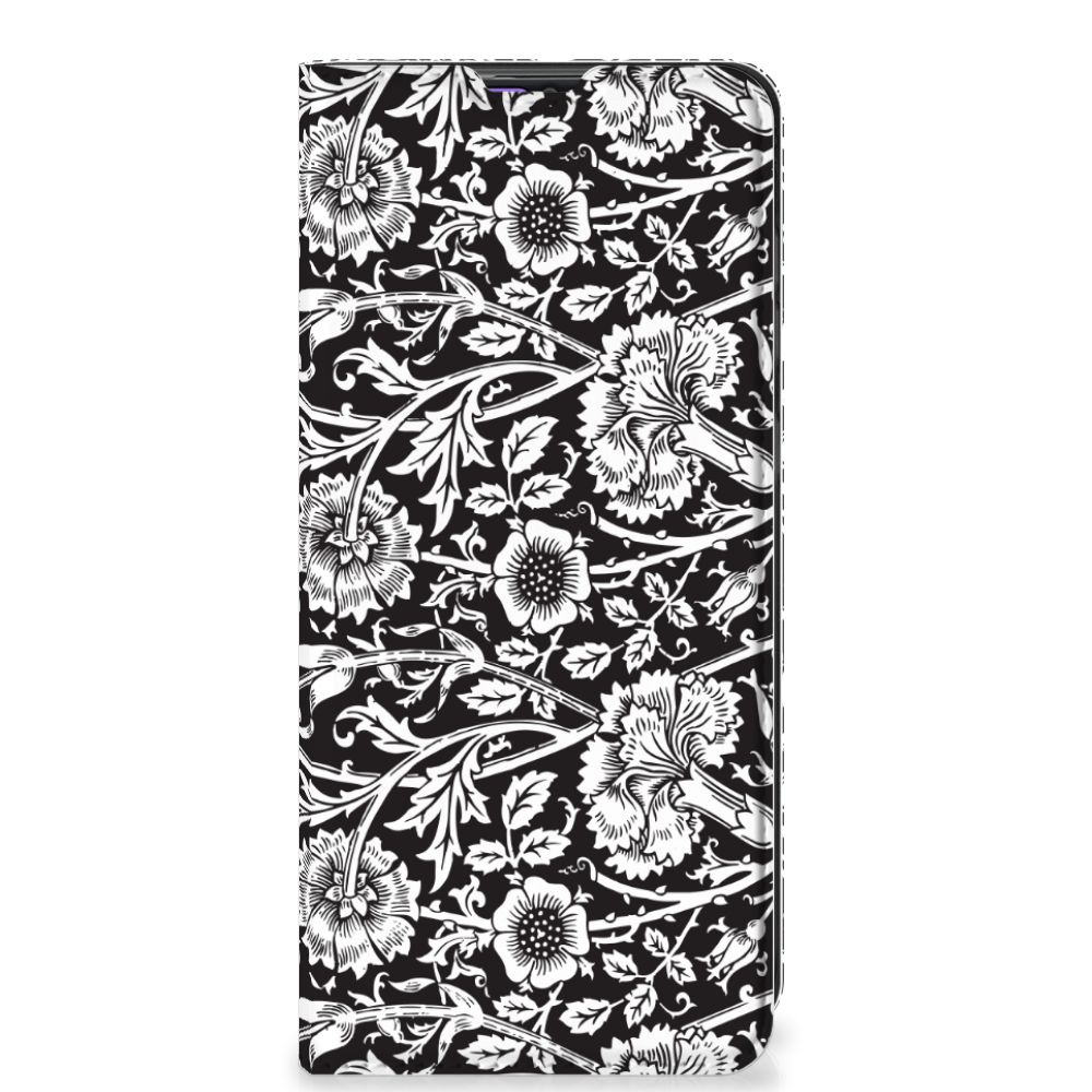 Samsung Galaxy A31 Smart Cover Black Flowers