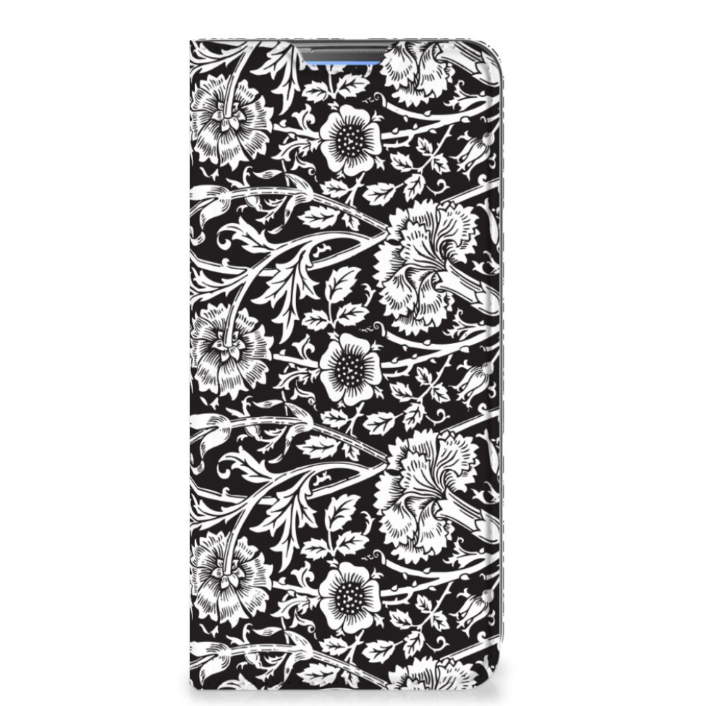 OPPO A53 | A53s Smart Cover Black Flowers