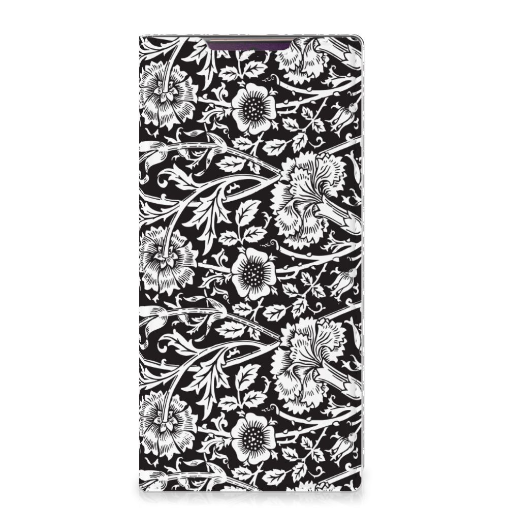 Samsung Galaxy Note 20 Ultra Smart Cover Black Flowers