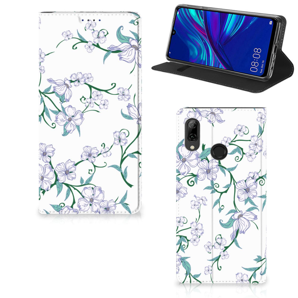 Huawei P Smart (2019) Uniek Smart Cover Blossom White