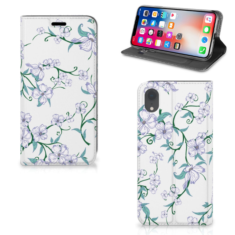 Apple iPhone Xr Uniek Standcase Hoesje Blossom White