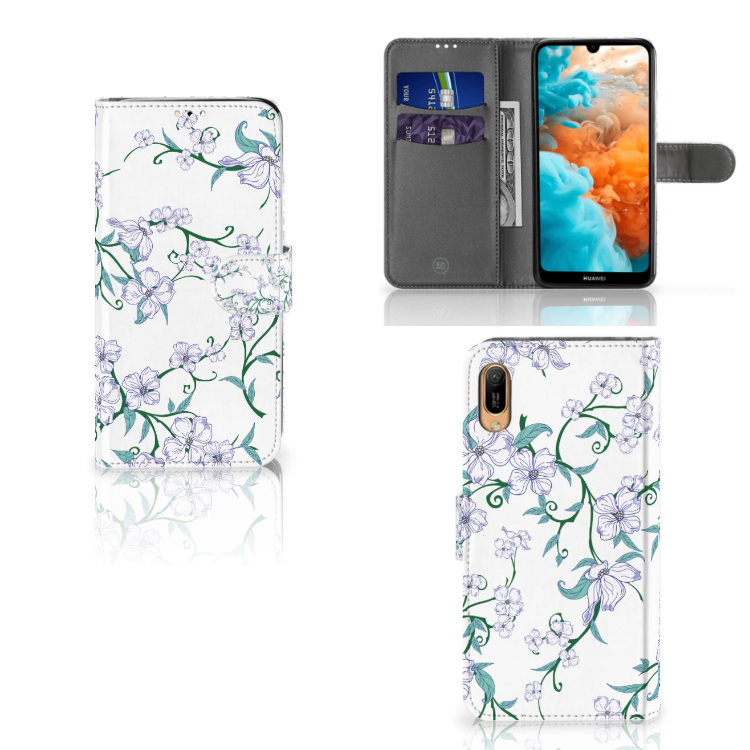 Huawei Y6 (2019) Uniek Hoesje Blossom White