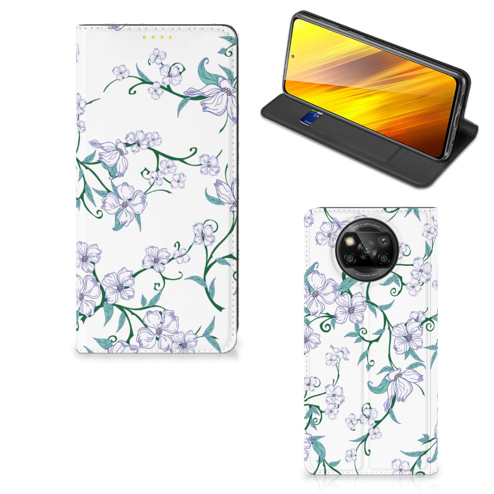 Xiaomi Poco X3 Pro | Poco X3 Uniek Smart Cover Blossom White
