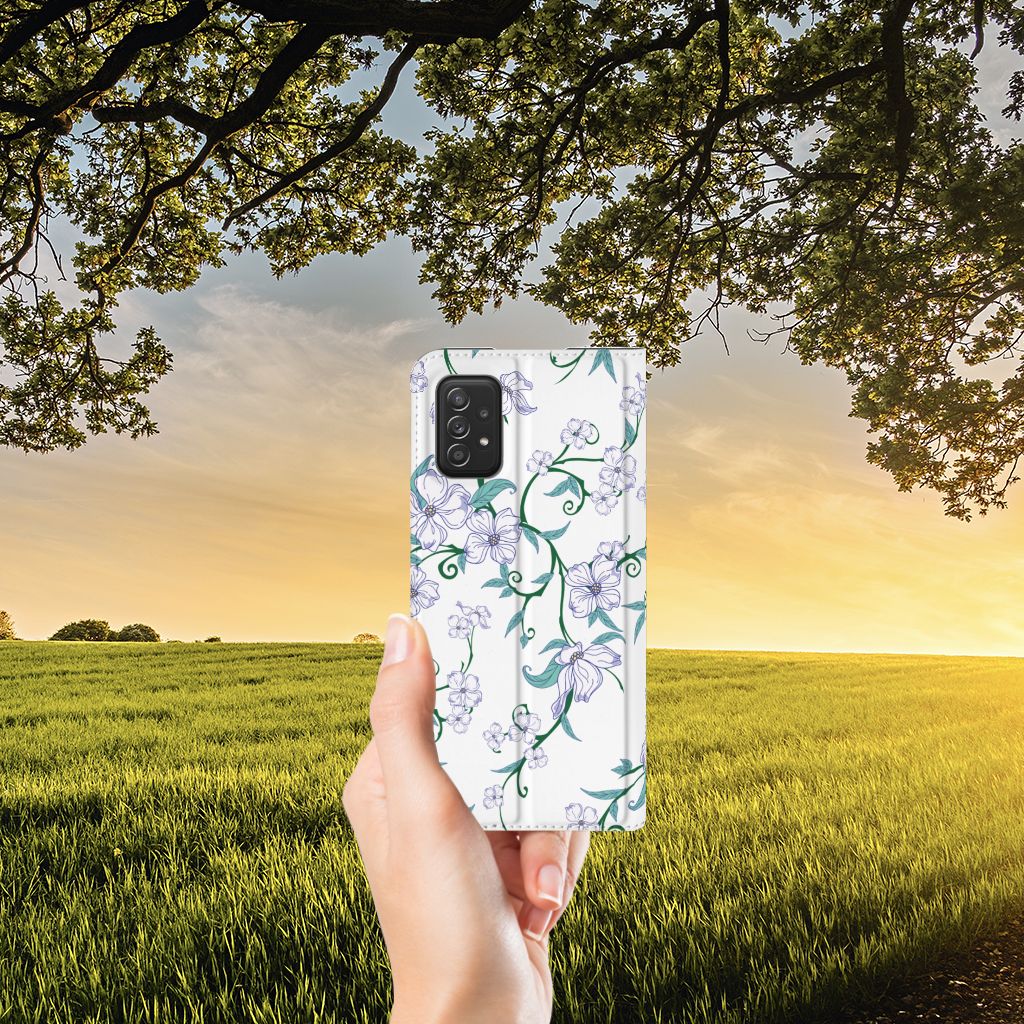 Samsung Galaxy A03s Uniek Smart Cover Blossom White