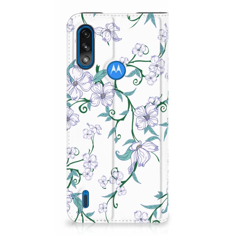 Motorola Moto E7 Power | E7i Power Uniek Smart Cover Blossom White