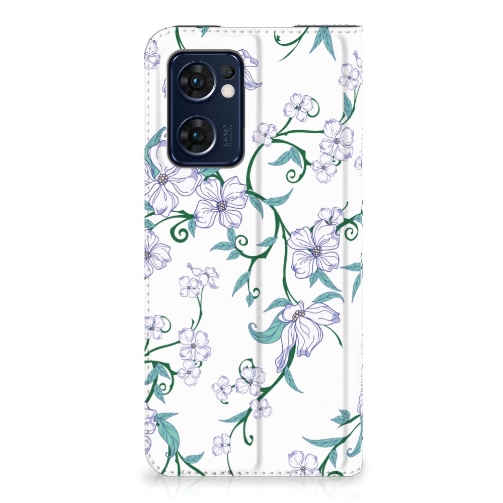 OPPO Find X5 Lite | Reno7 5G Uniek Smart Cover Blossom White