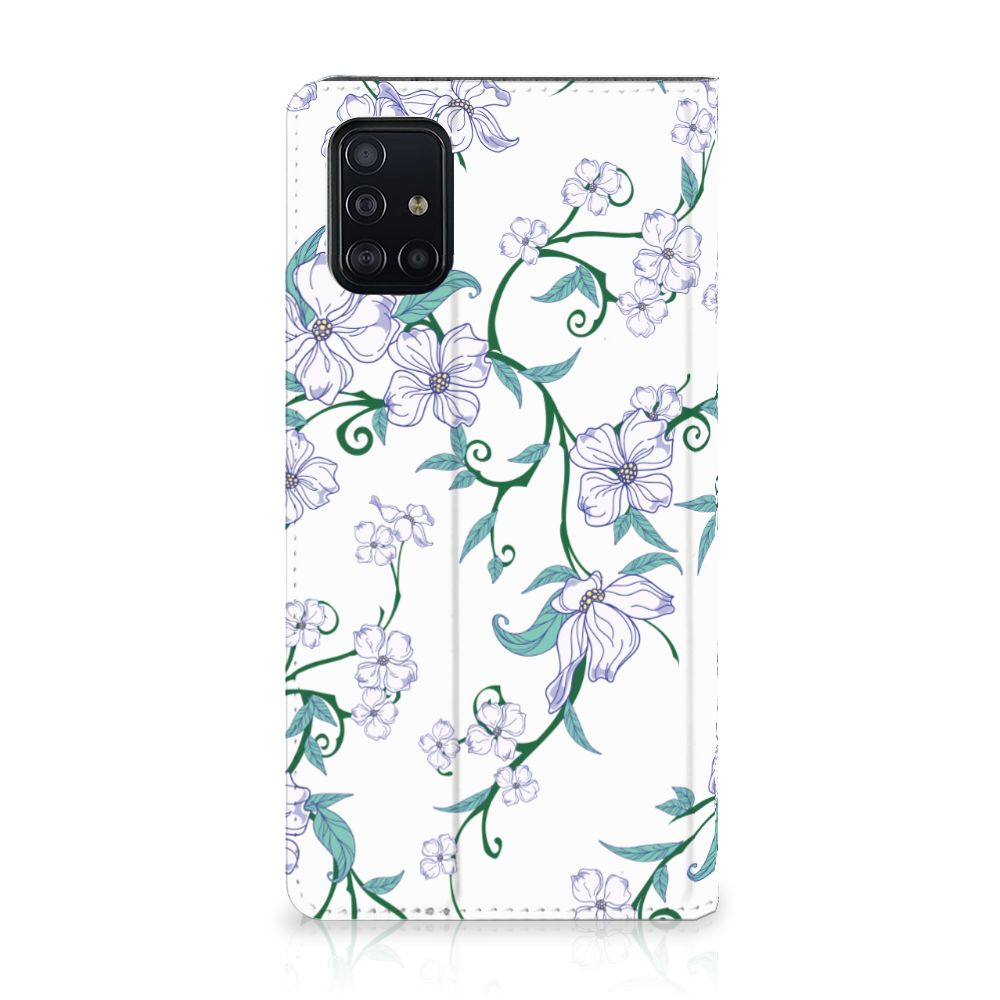 Samsung Galaxy A51 Uniek Smart Cover Blossom White
