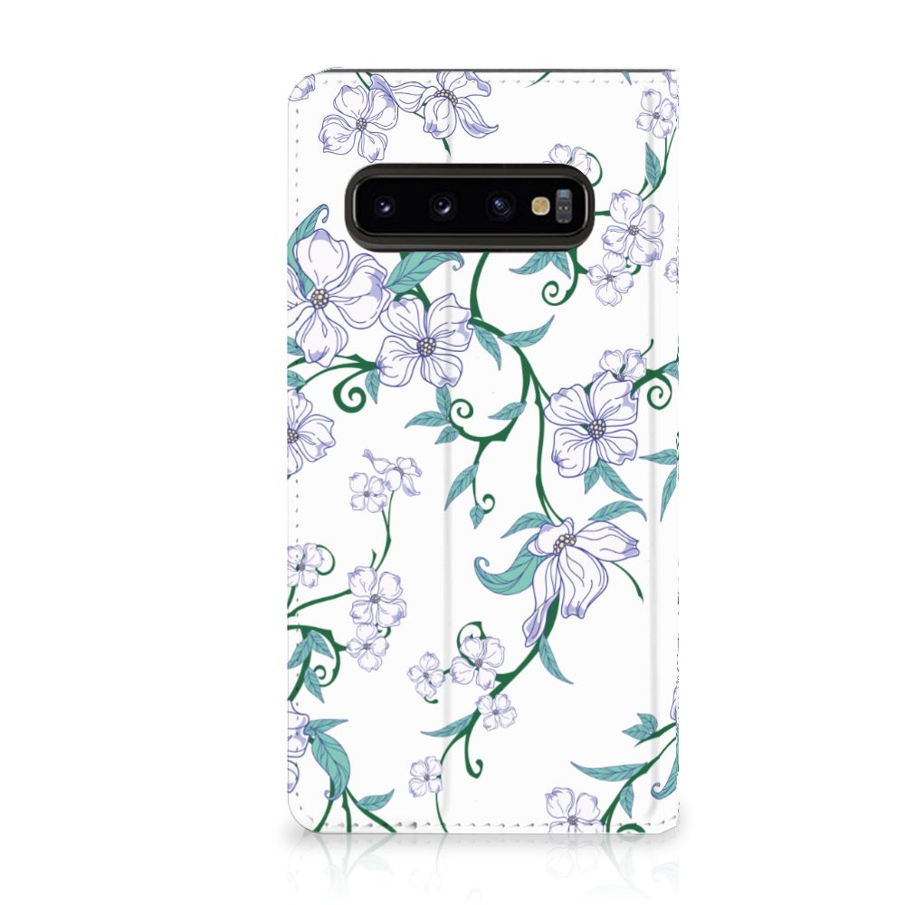 Samsung Galaxy S10 Uniek Smart Cover Blossom White