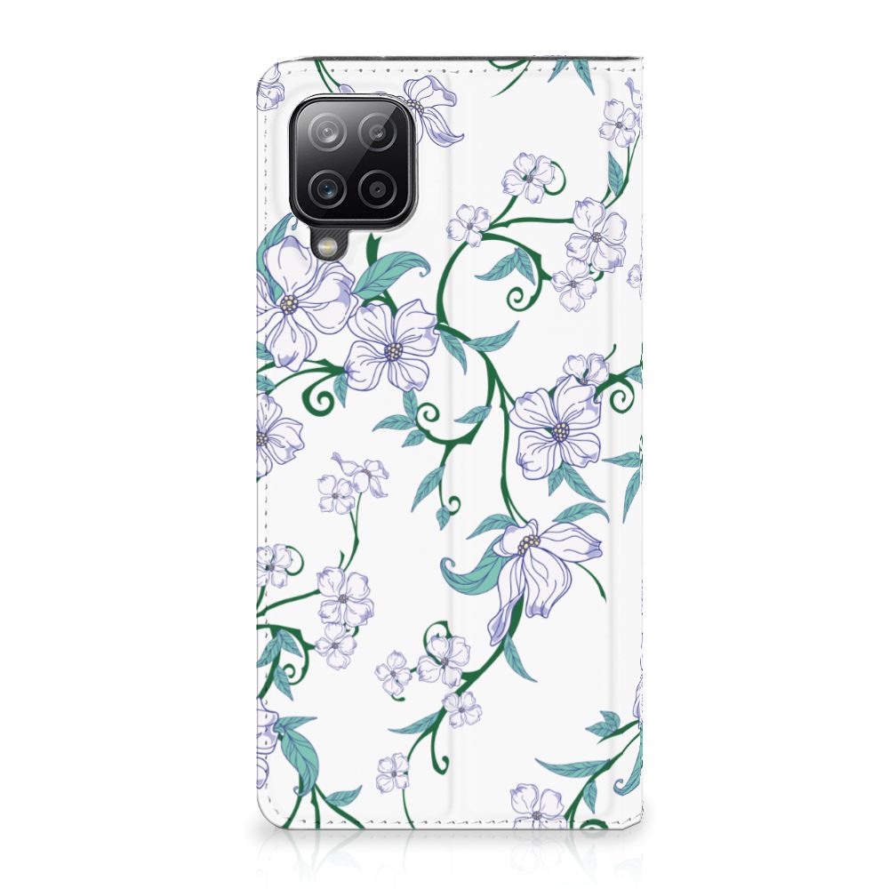 Samsung Galaxy A12 Uniek Smart Cover Blossom White