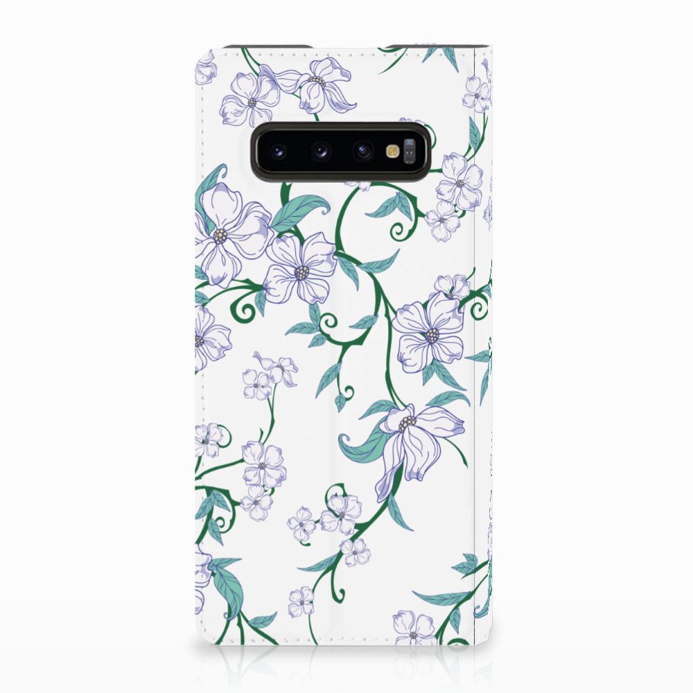 Samsung Galaxy S10 Plus Uniek Smart Cover Blossom White