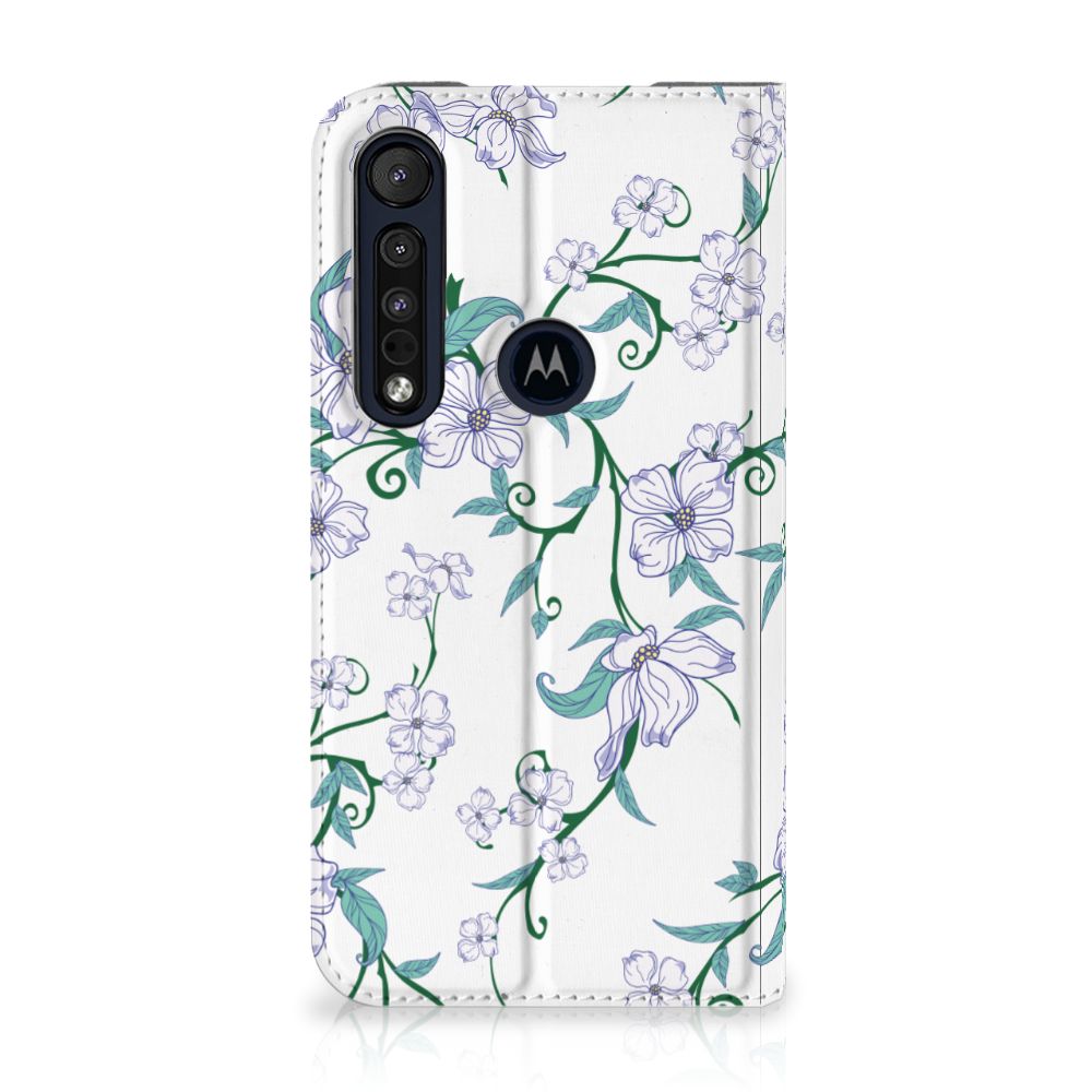 Motorola G8 Plus Uniek Smart Cover Blossom White