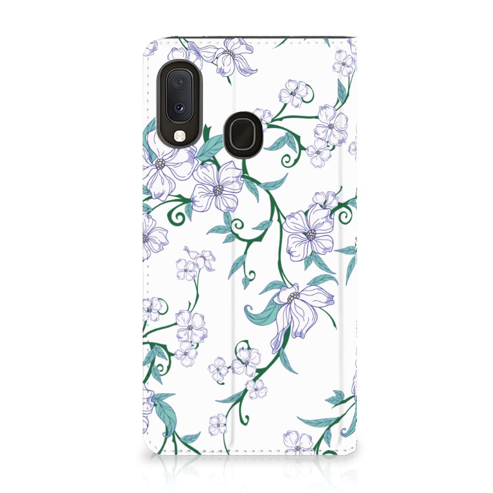Samsung Galaxy A20e Uniek Smart Cover Blossom White