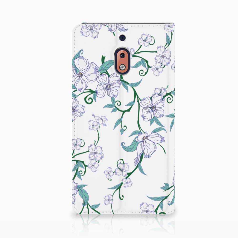 Nokia 2.1 2018 Uniek Smart Cover Blossom White
