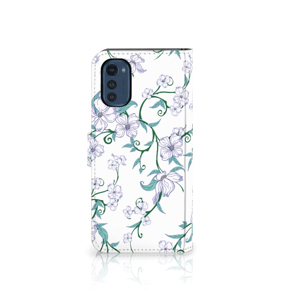 Motorola Moto E32 | Moto E32s Uniek Hoesje Blossom White