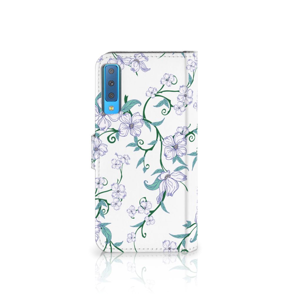 Samsung Galaxy A7 (2018) Uniek Hoesje Blossom White