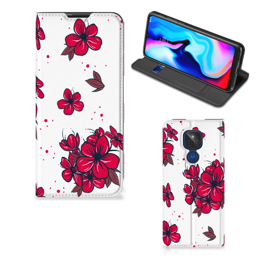 Motorola Moto G9 Play Smart Cover Blossom Red