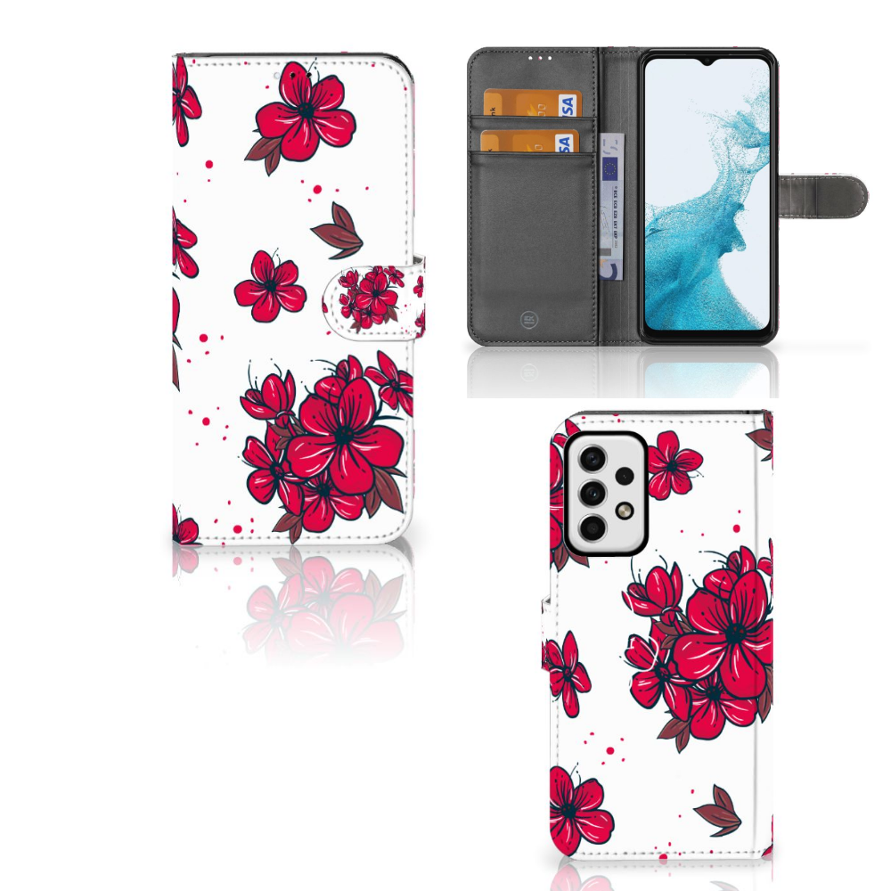Samsung Galaxy A23 Hoesje Blossom Red