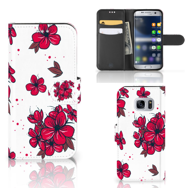 Samsung Galaxy S7 Hoesje Blossom Red