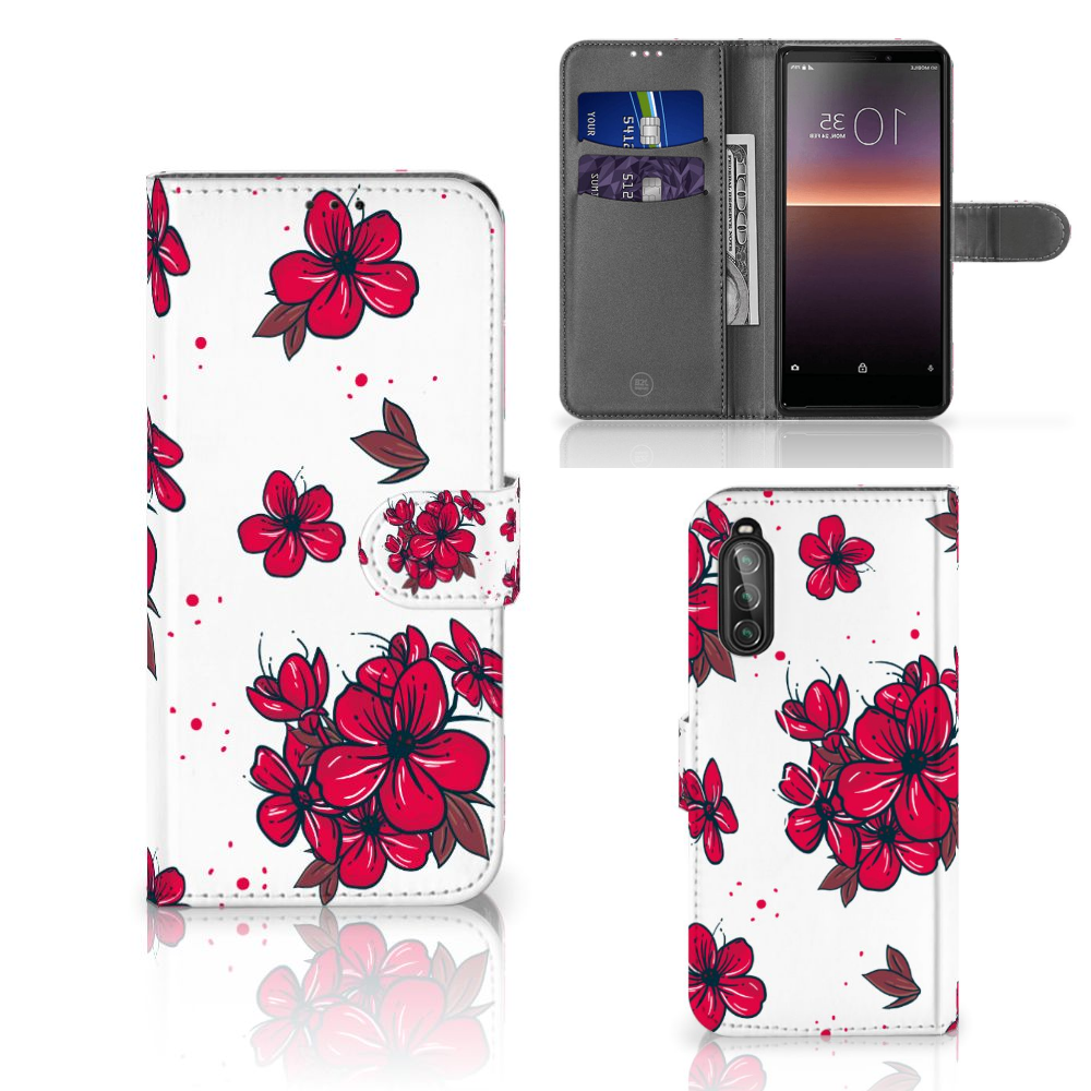 Sony Xperia 10 II Hoesje Blossom Red