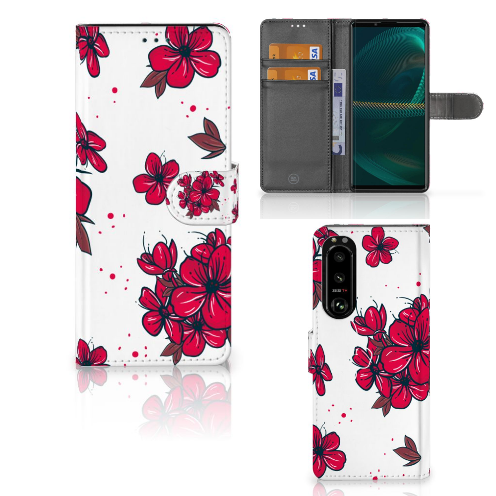 Sony Xperia 5III Hoesje Blossom Red