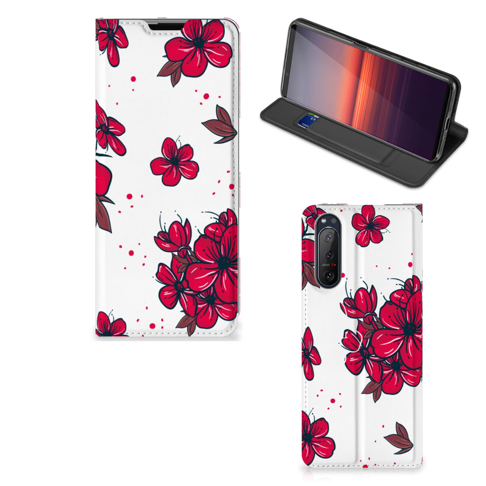 Sony Xperia 5 II Smart Cover Blossom Red