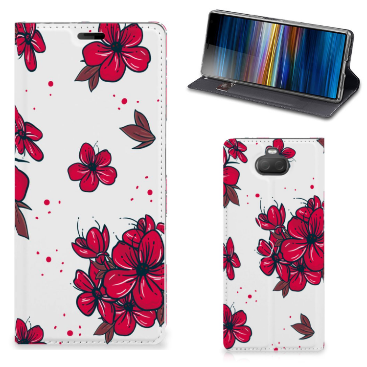 Sony Xperia 10 Plus Smart Cover Blossom Red