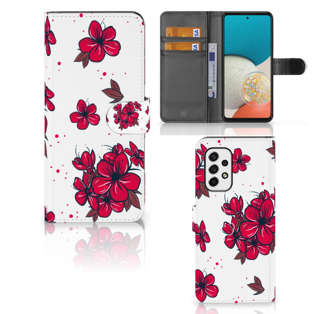 Samsung Galaxy A53 Hoesje Blossom Red