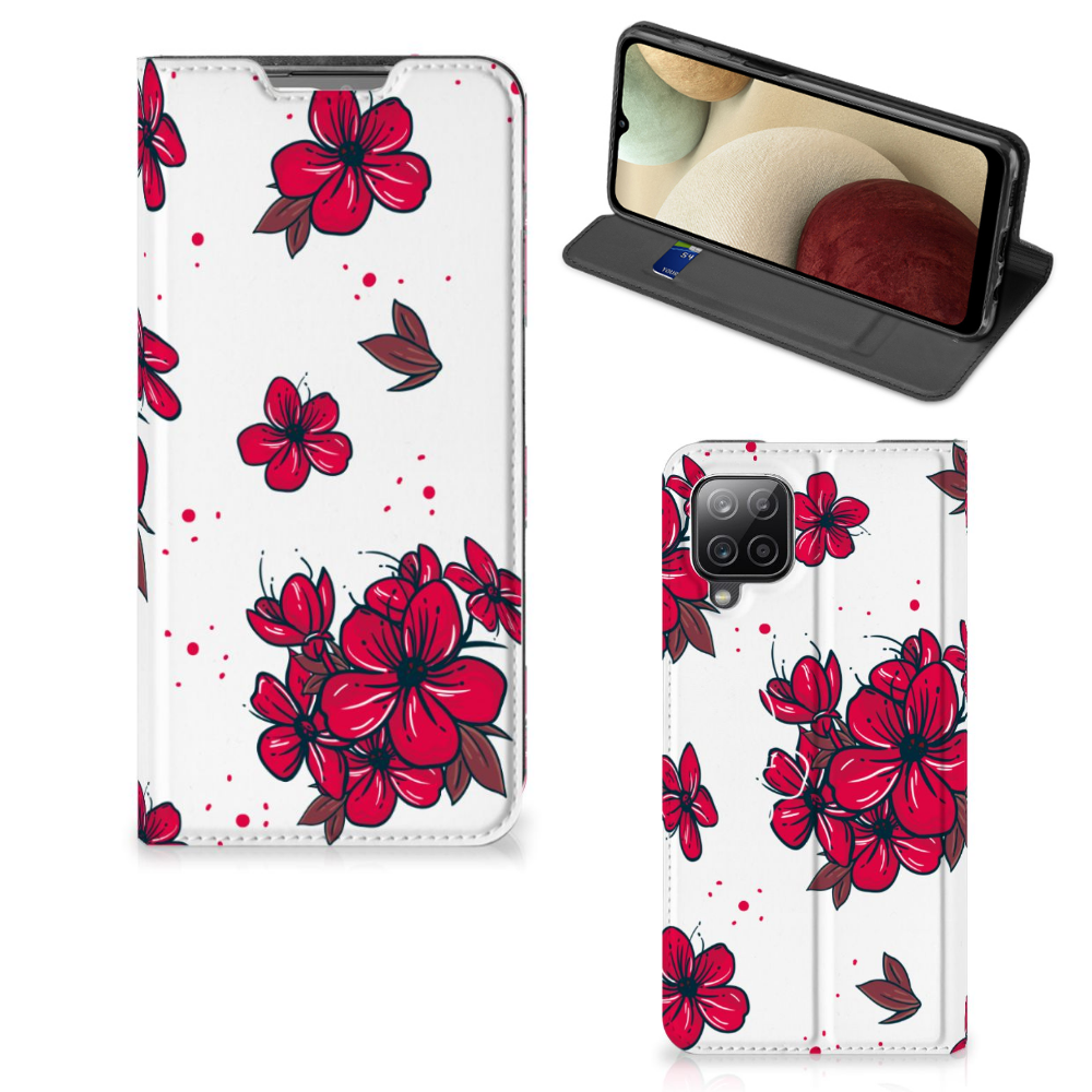 Samsung Galaxy A12 Smart Cover Blossom Red