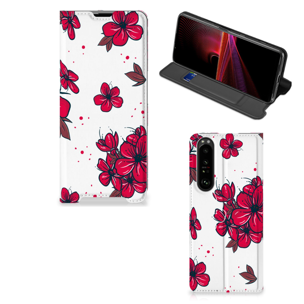 Sony Xperia 1 III Smart Cover Blossom Red