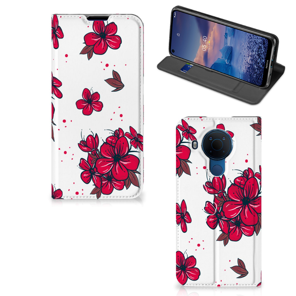 Nokia 5.4 Smart Cover Blossom Red